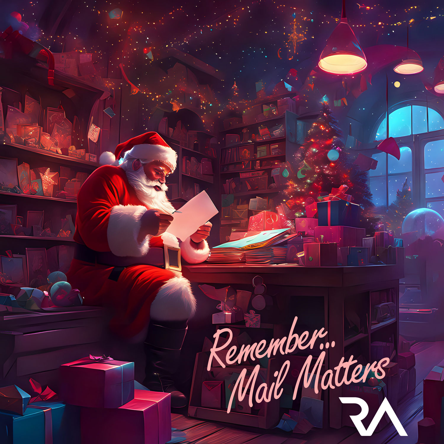 RA - because holiday mail matters